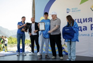 В Дагестане в рамках акции "Вода России" прошел масштабный субботник по очистке водных объектов