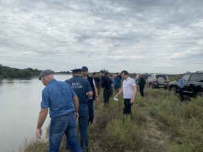 Противопаводковая комиссия провела выезд на реку Терек