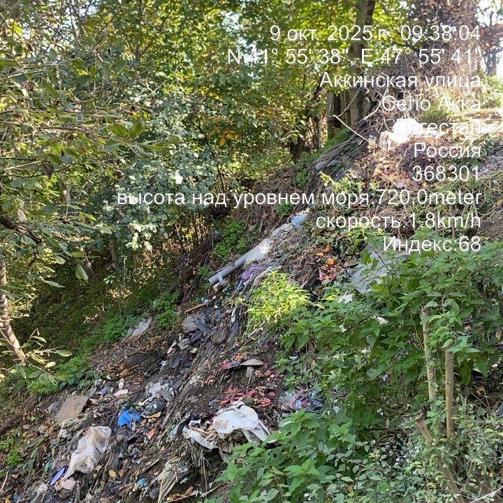 Специалисты Госэконадзора Минприроды РД выявили факт несанкционированного складирования отходов в селе Акка Табасаранского района