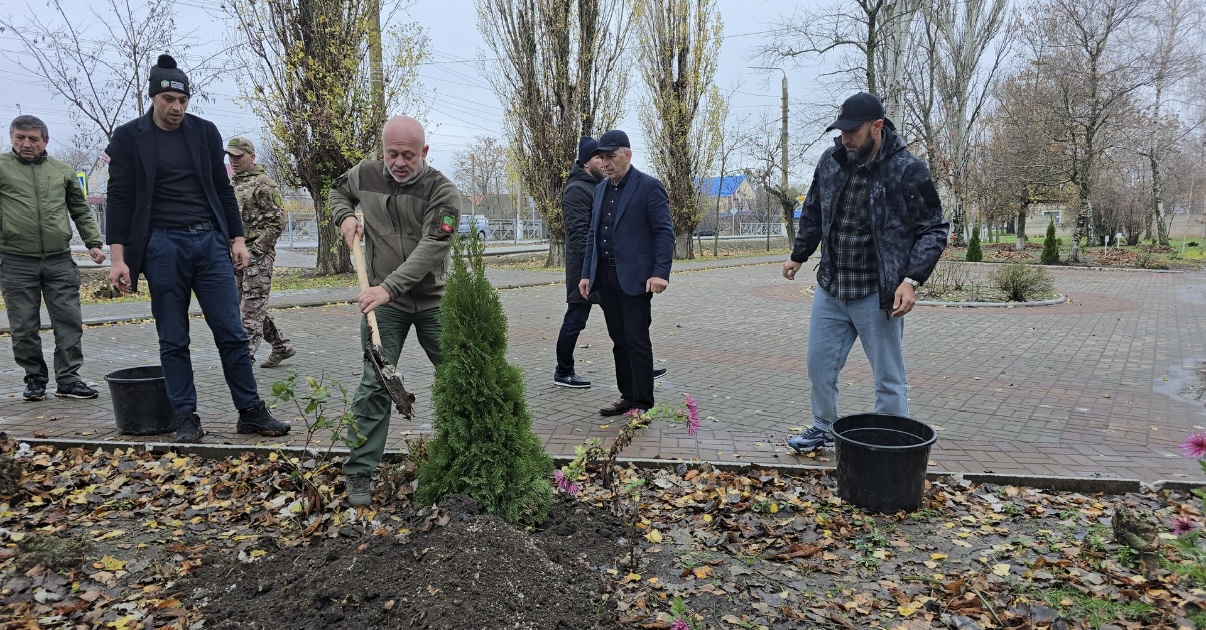 Дагестан подарил частичку красоты подшефному Михайловскому округу Запорожской области