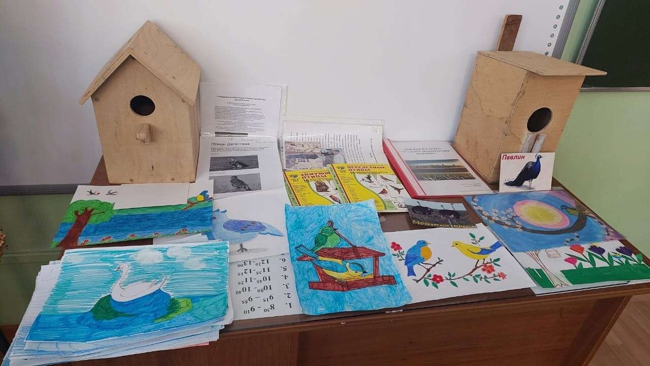 Сотрудники Минприроды РД провели для школьников увлекательную викторину «Лучшие знатоки птиц»